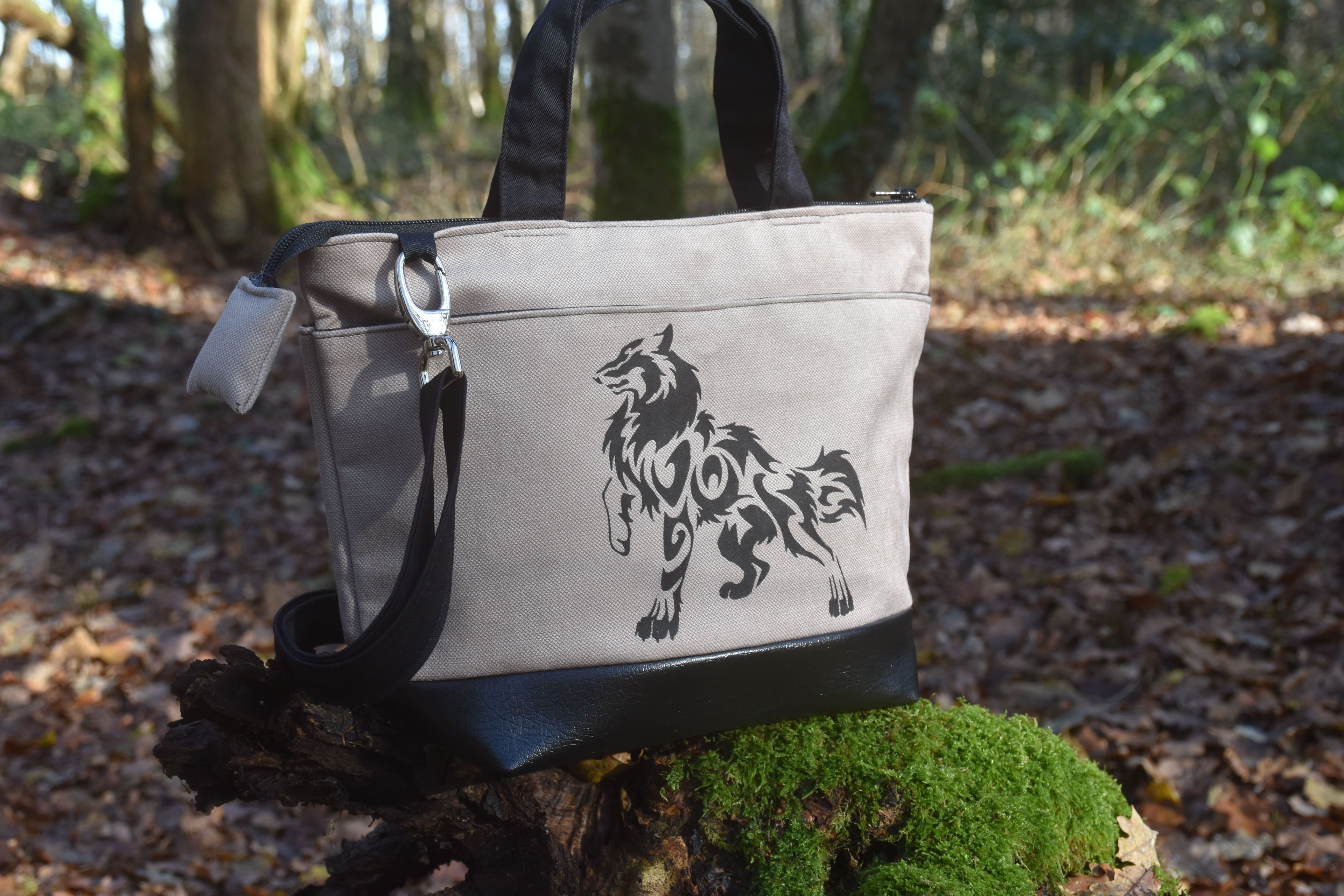 Sac à main Wolf Loup Tribale