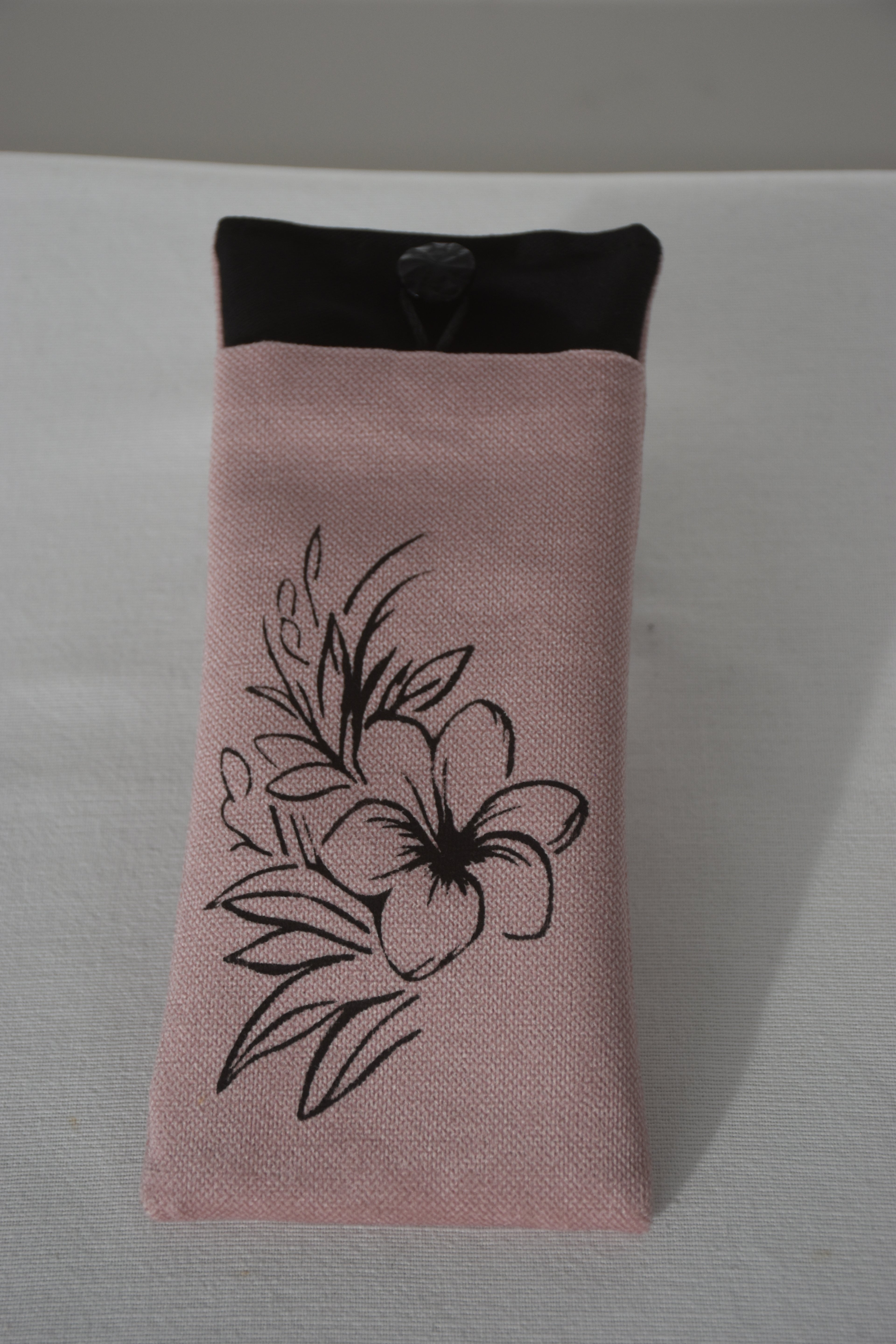 Pochette à lunette Eclat de cerisier Vieux Rose