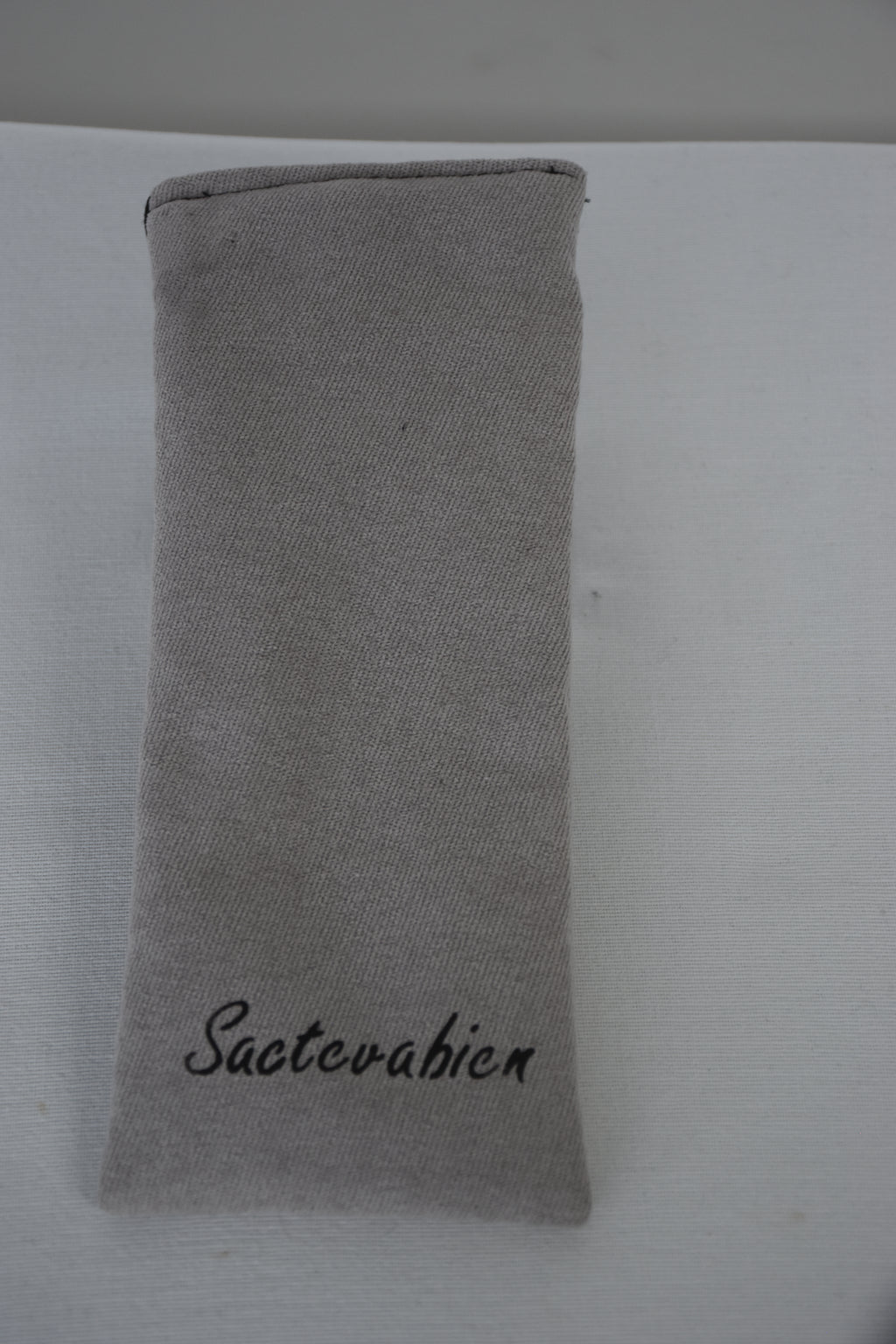 Pochette à lunette Renard Flocon gris clair