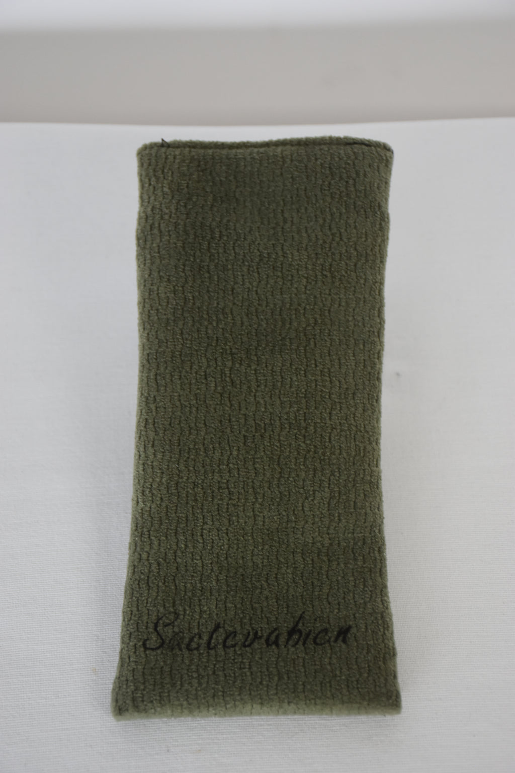 Pochette à lunette Plume vert