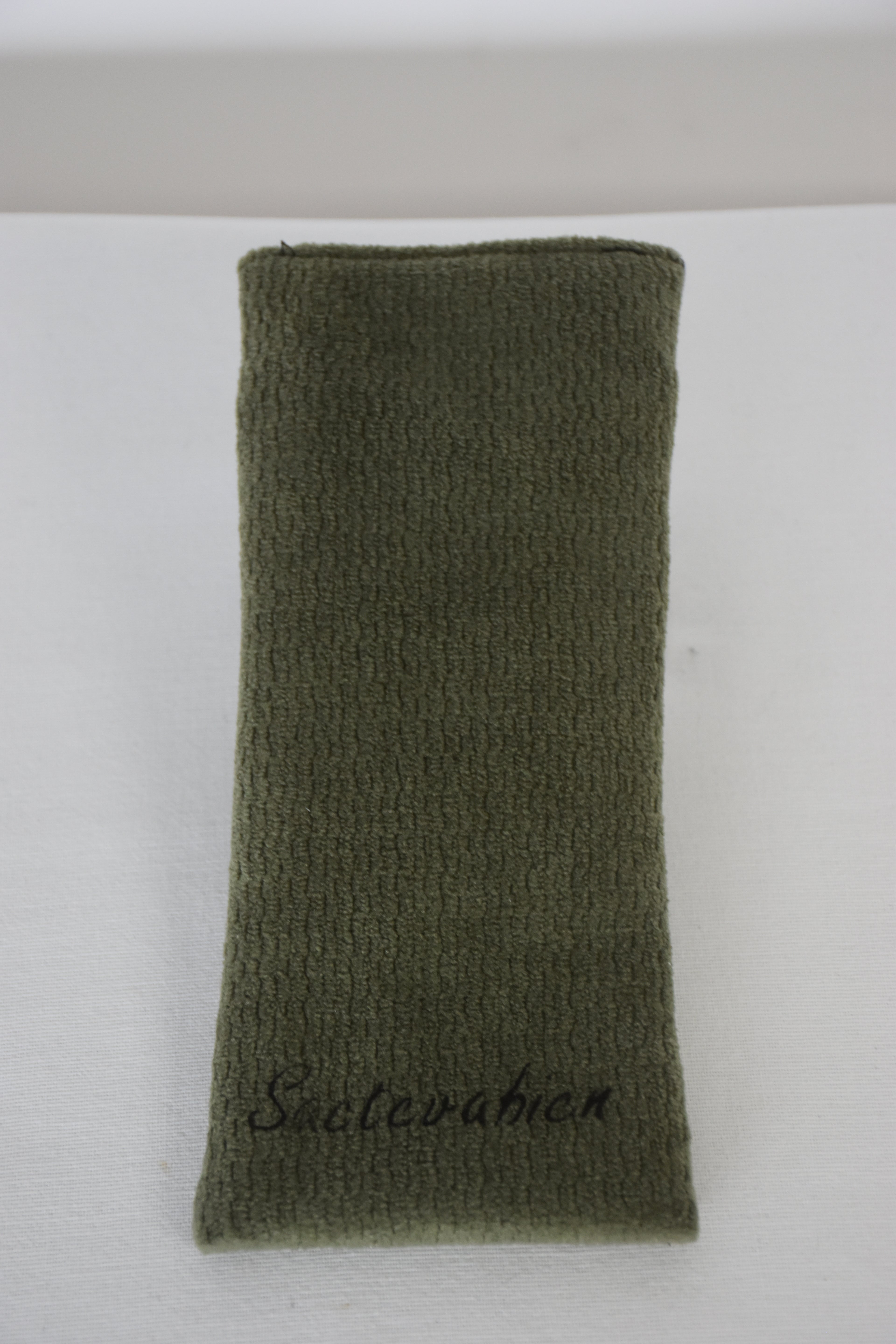 Pochette à lunette chat Lucifer vert
