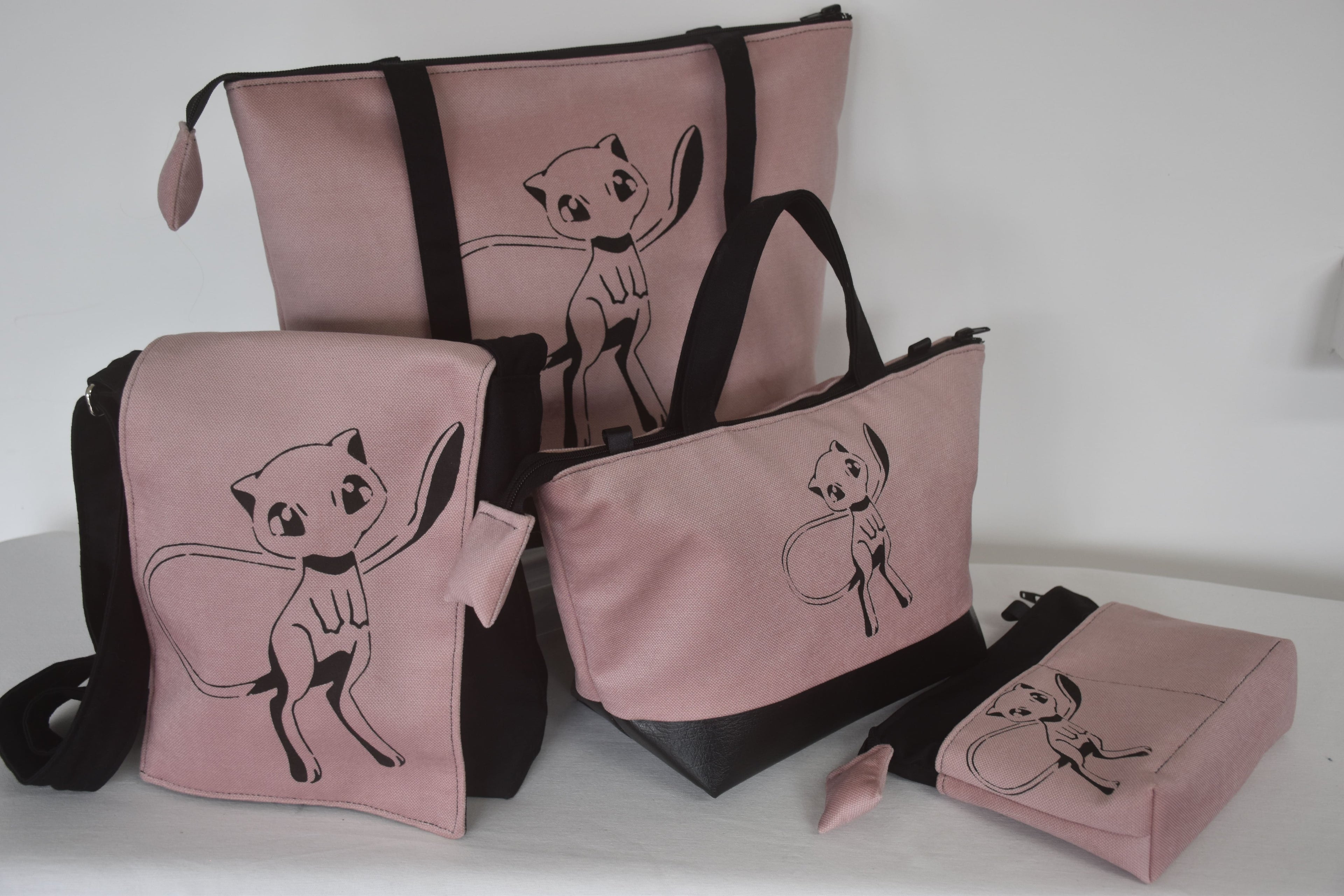 Trousse mini organisateur dessin inspiré de Muy Vieux rose