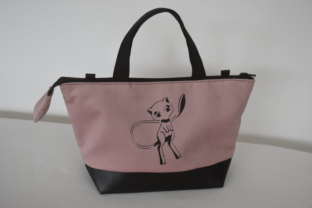 Sac Vanity dessin inspiré de Muy en vieux rose