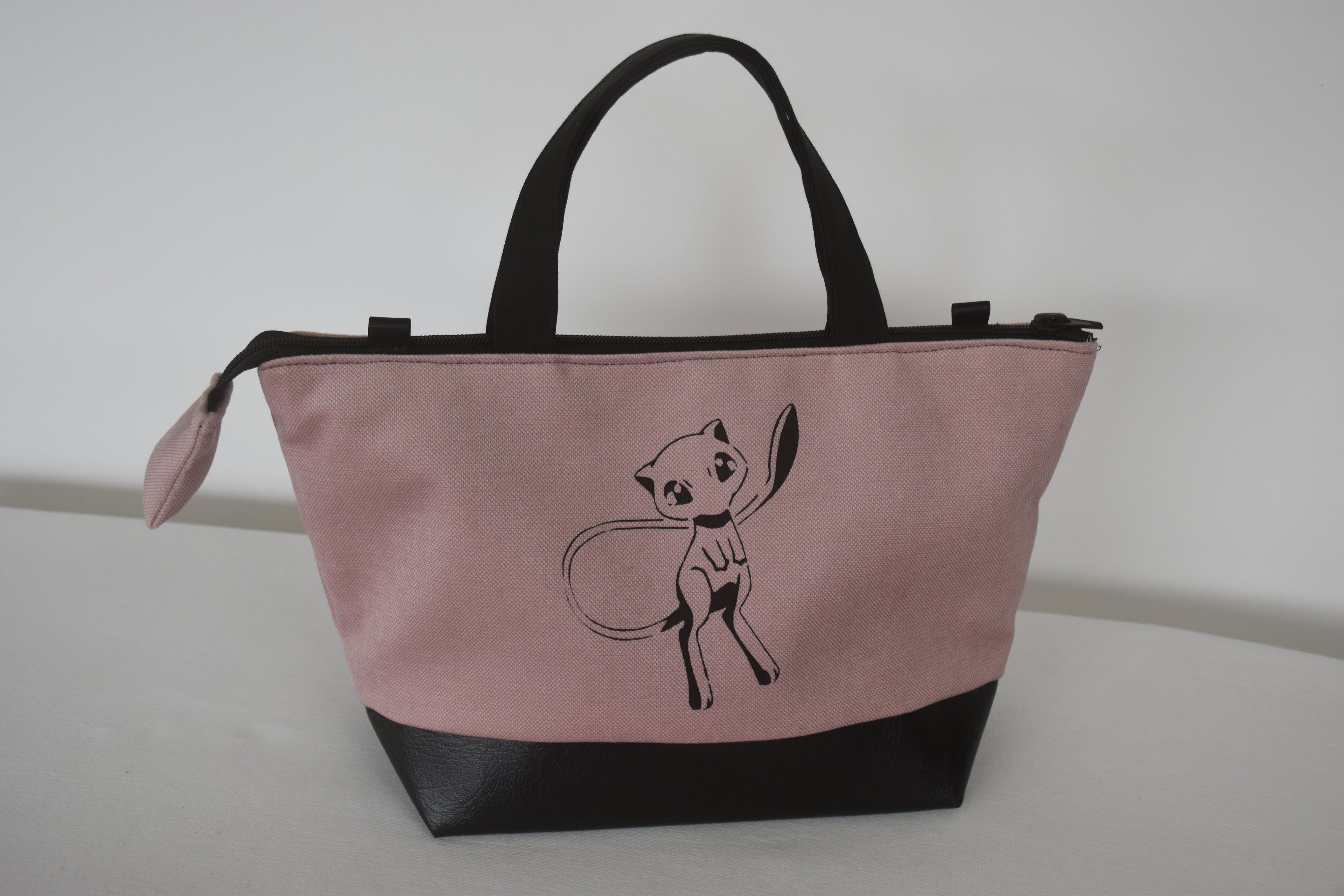 Sac Vanity dessin inspiré de Muy en vieux rose