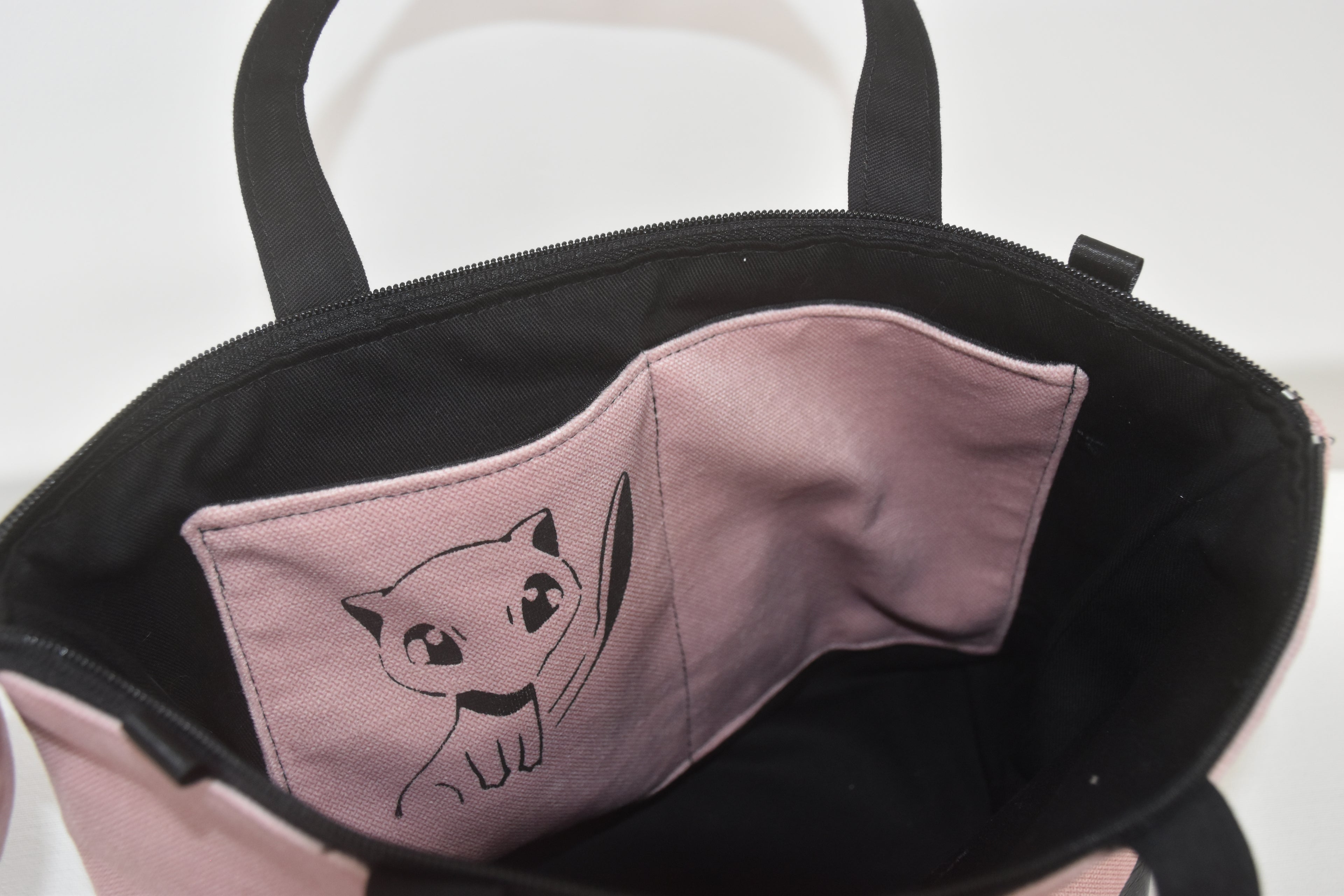 Sac Vanity dessin inspiré de Muy en vieux rose