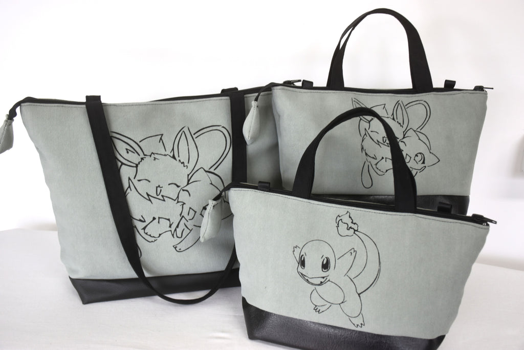 Sac Vanity dessin inspiré de Salamech vert clair