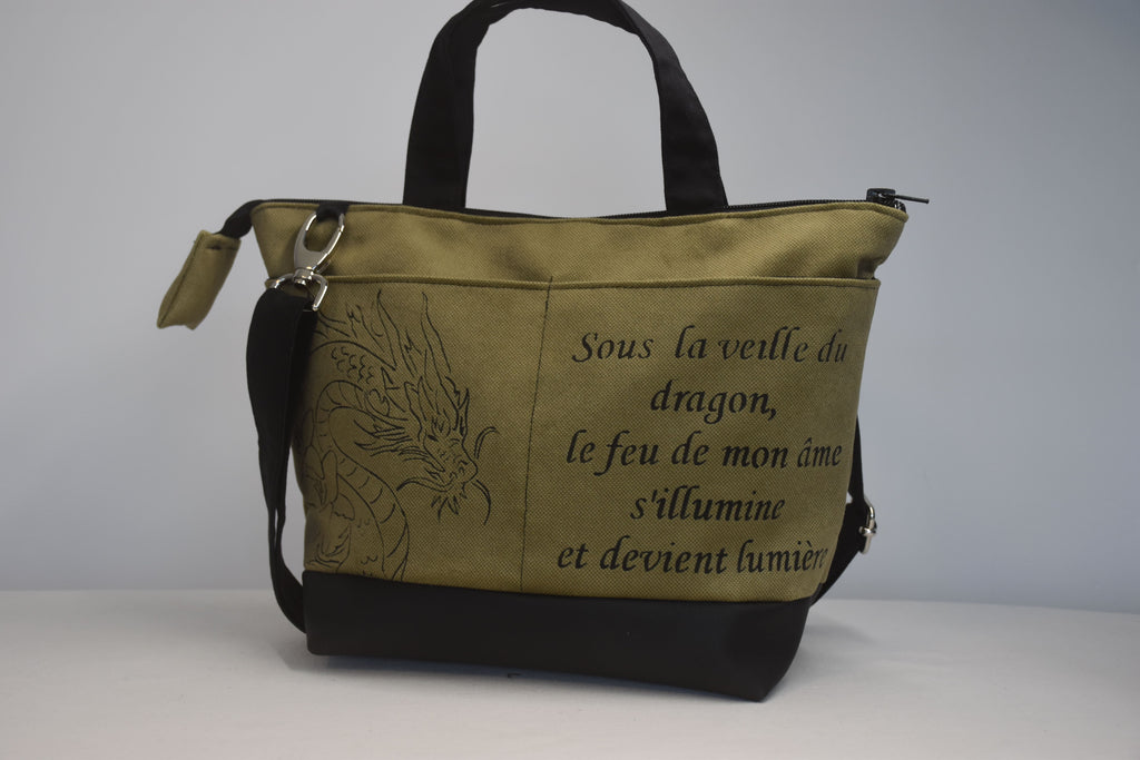 Sac à main Dragon Veilleur d'âme