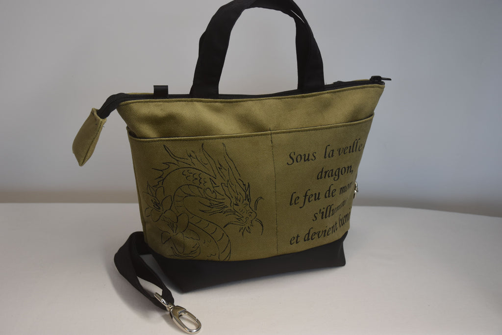 Sac à main Dragon Veilleur d'âme
