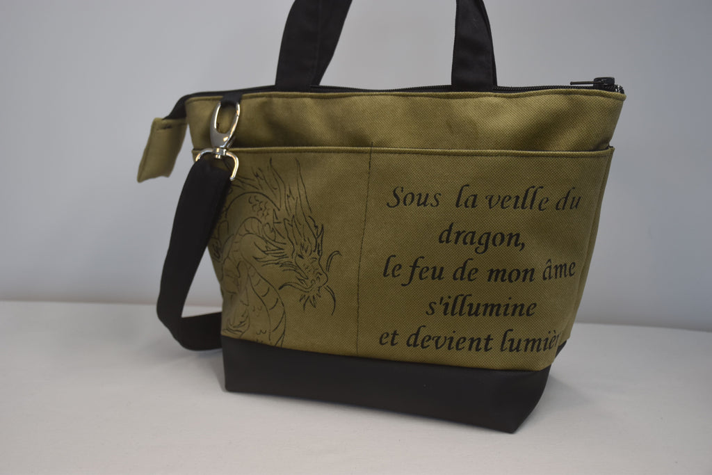 Sac à main Dragon Veilleur d'âme