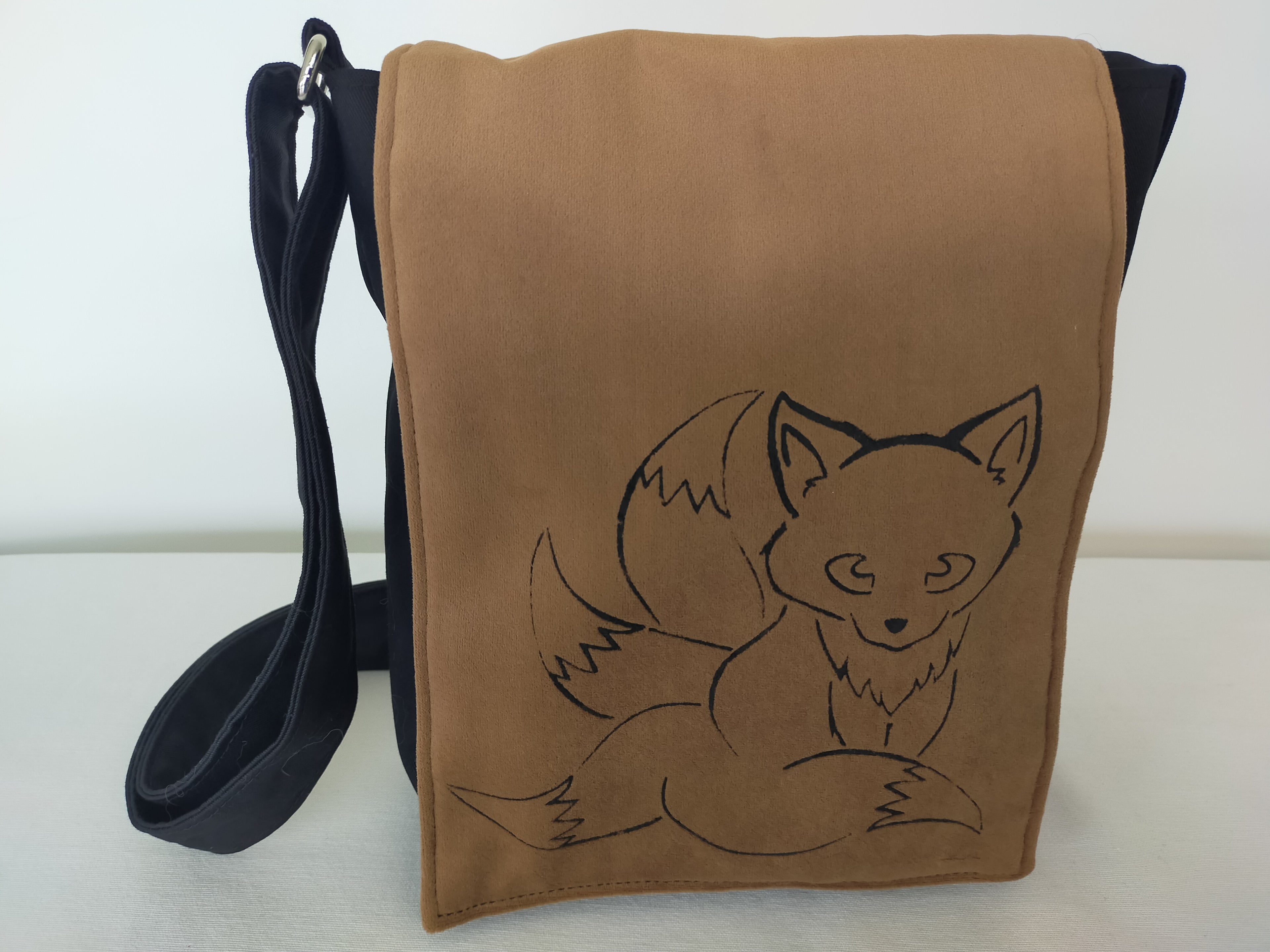 Sacoche Renard Kitsu Couleur camel