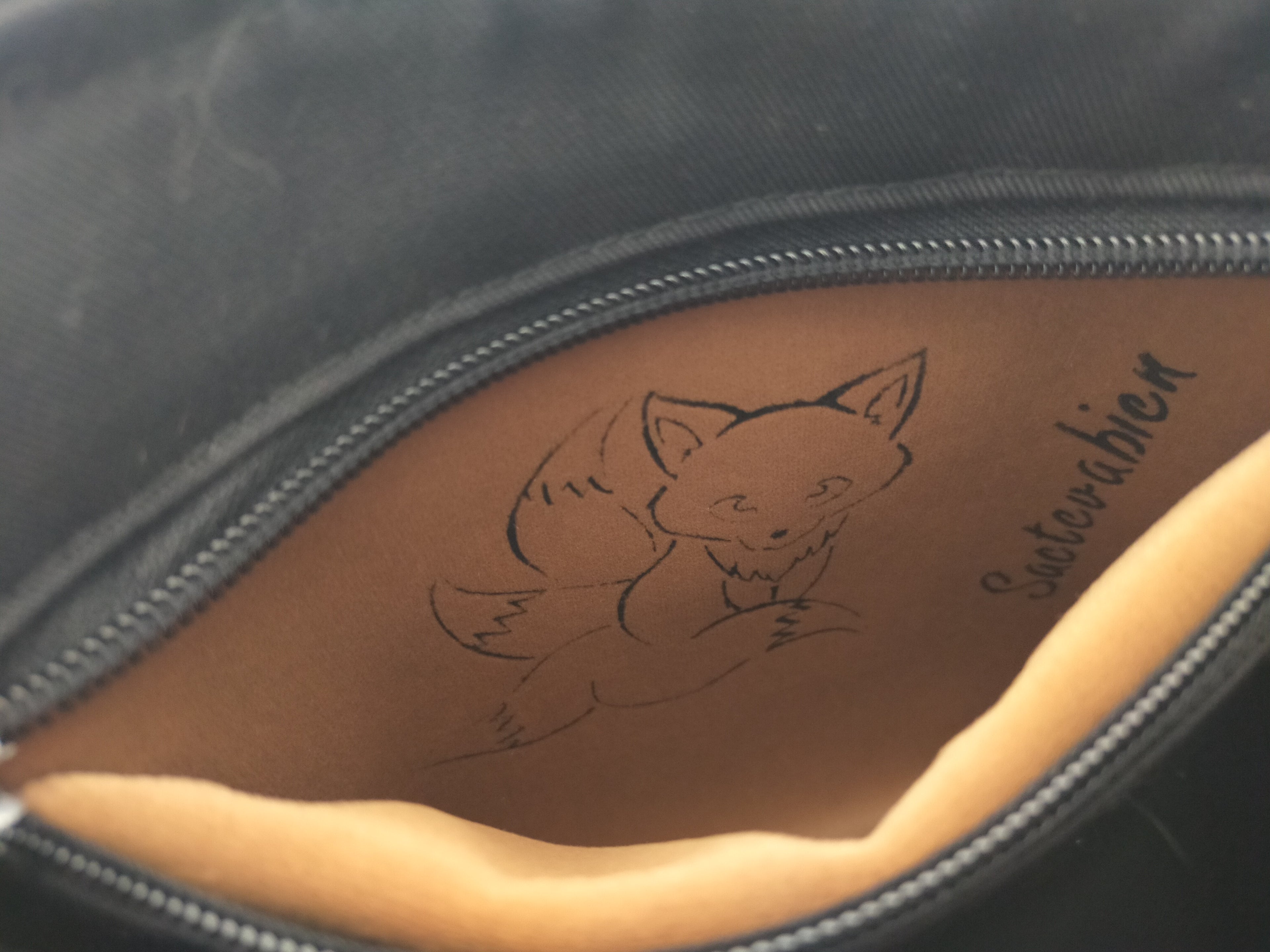 Sacoche Renard Kitsu Couleur camel