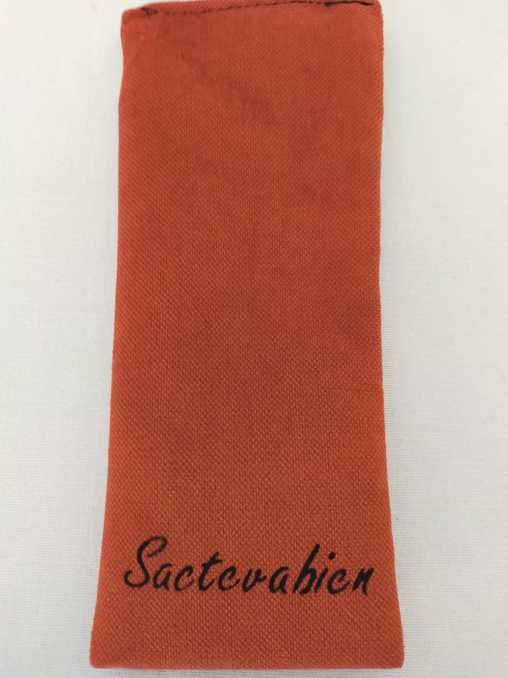 Pochette à lunette Loup Tribal Orange