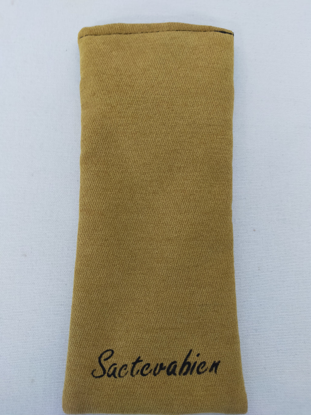 Pochette à lunette Passeur de temps moutarde