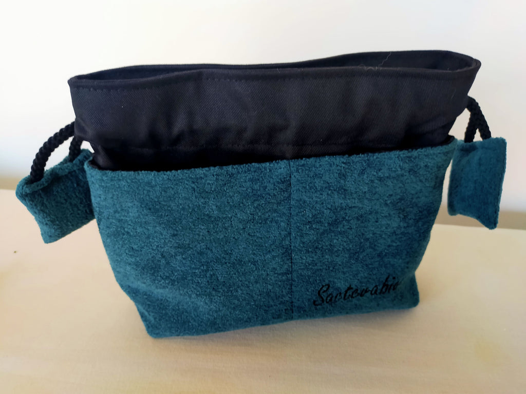 Mini organisateur Céleste le cheval bleu canard