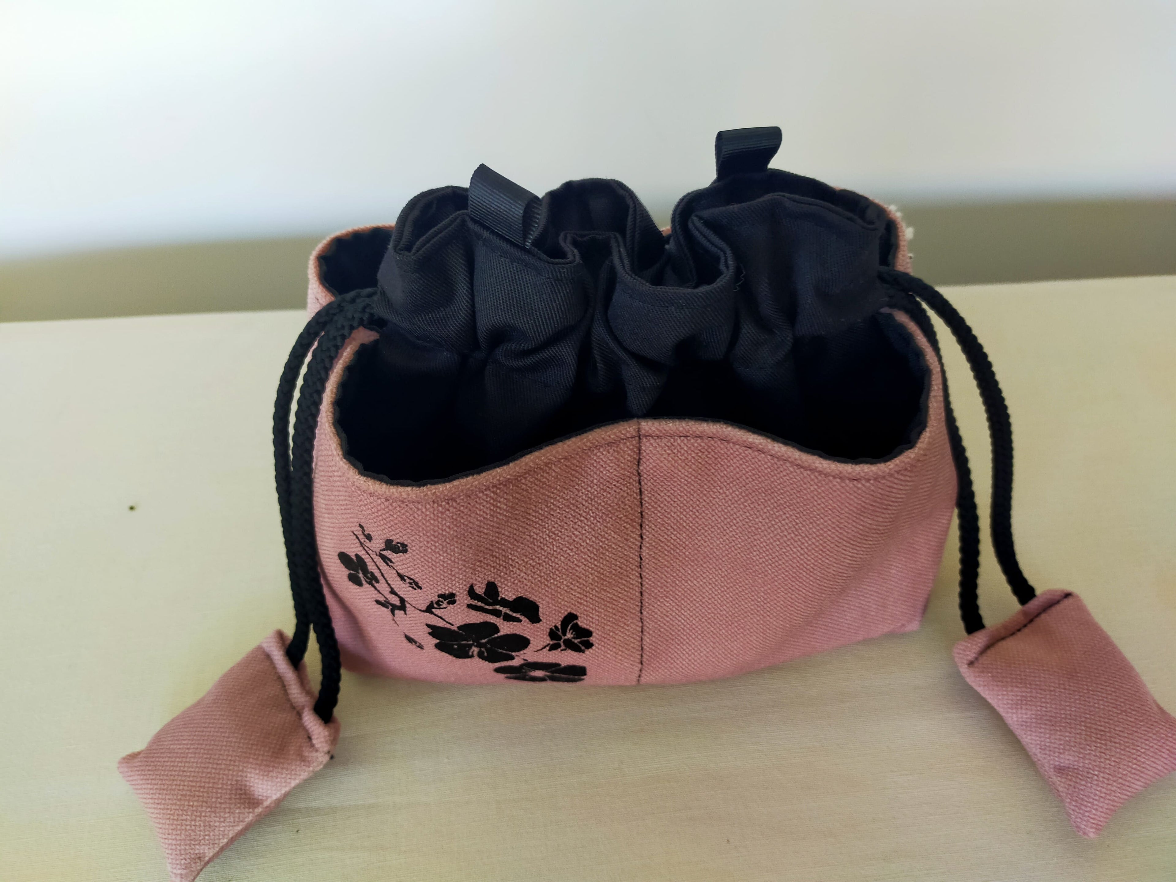 Mini organisateur Branche de cerisier Vieux rose