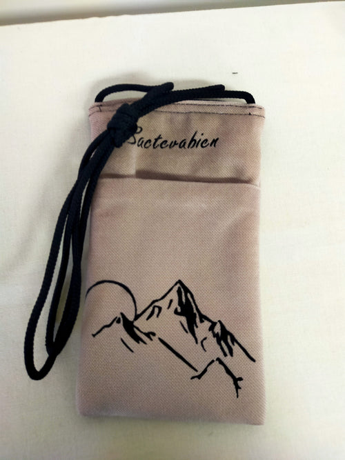 Pochette Portable Bandoulière Balto Le Husky Ficelle