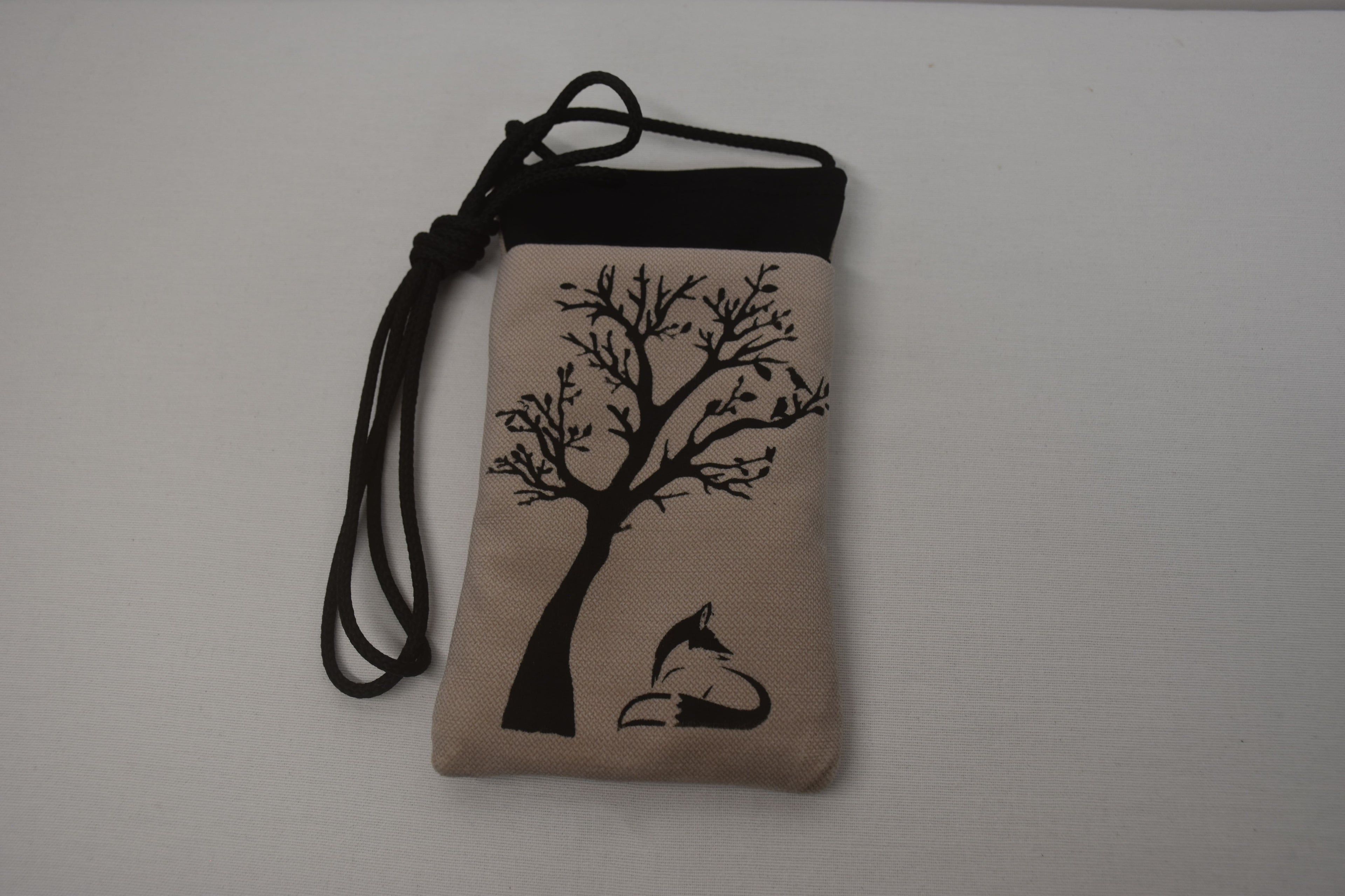 Pochette Portable Bandoulière Fox Drill ficelle