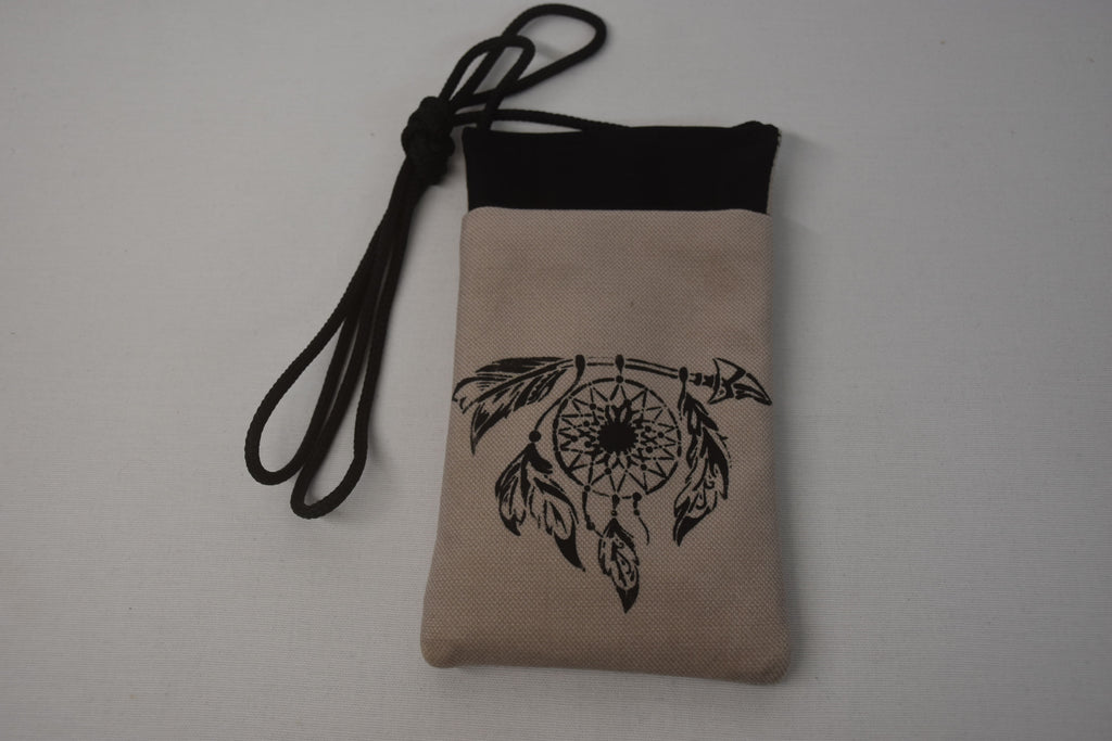 Pochette Portable Bandoulière Attrape-Rêve ficelle