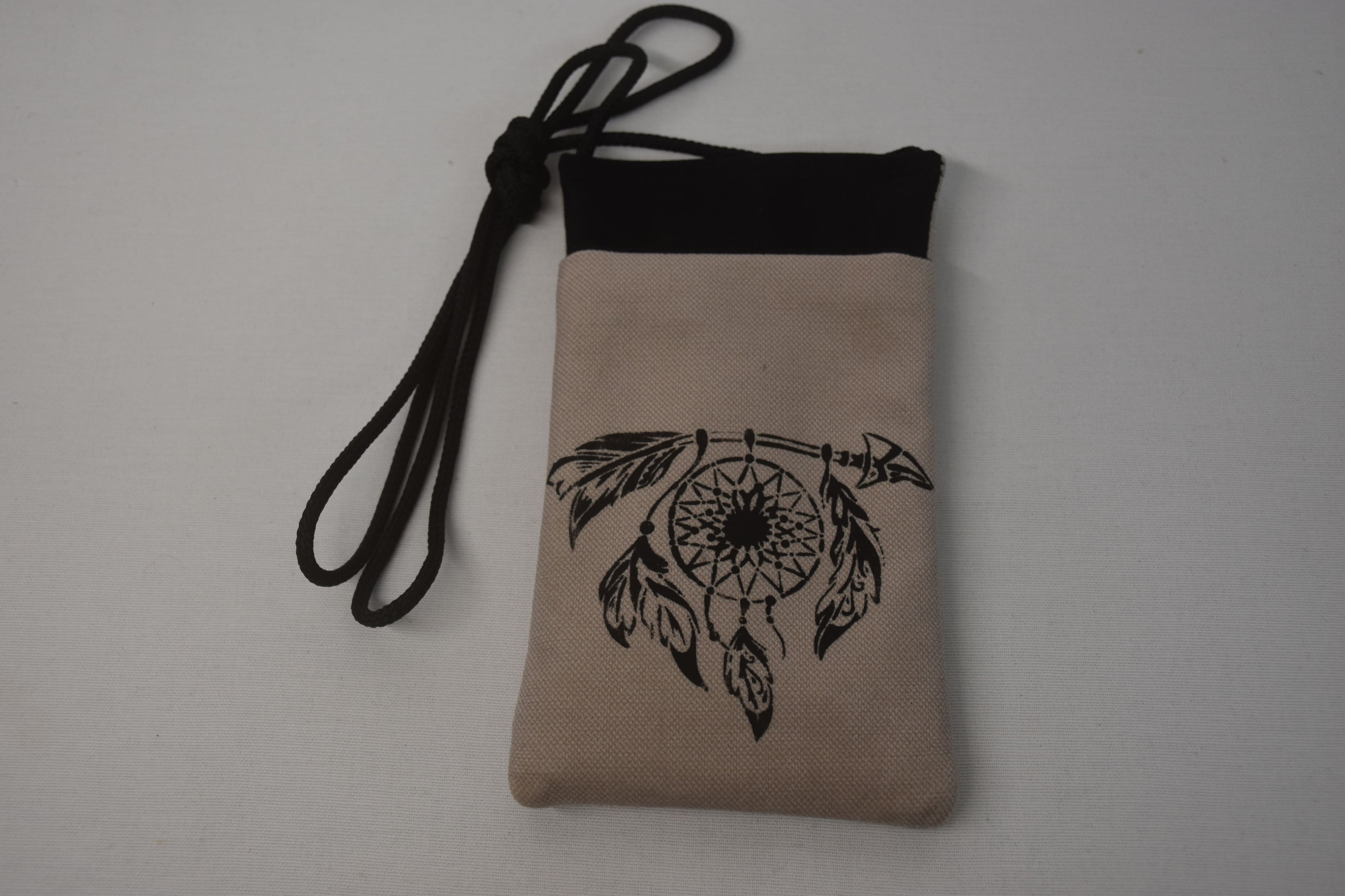 Pochette Portable Bandoulière Attrape-Rêve ficelle