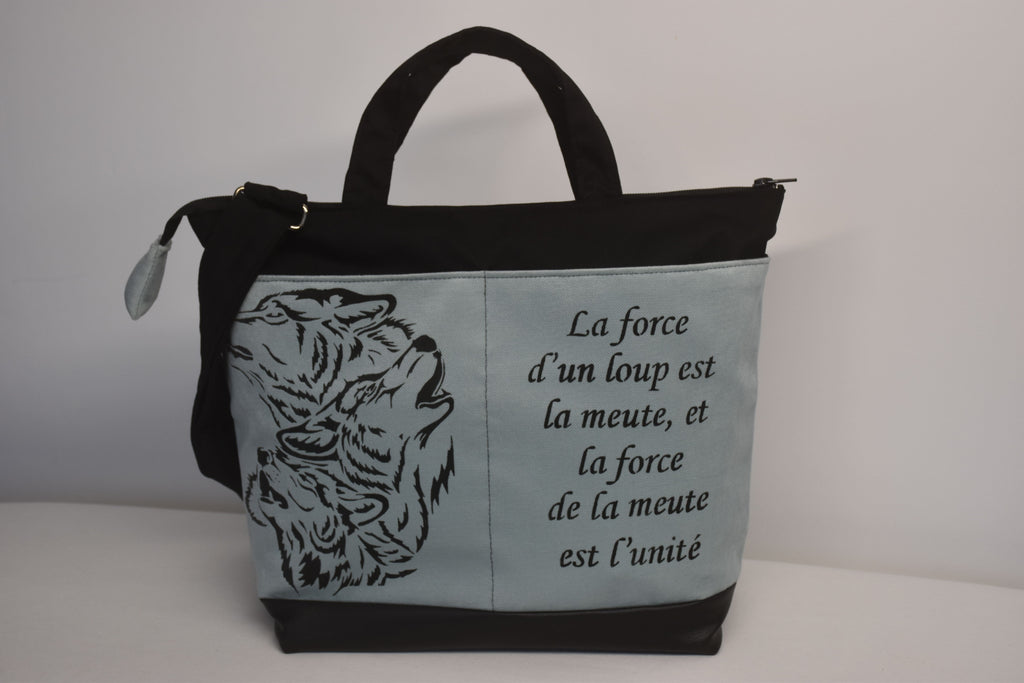 Sac Cabas Banboulière Meute de Loup