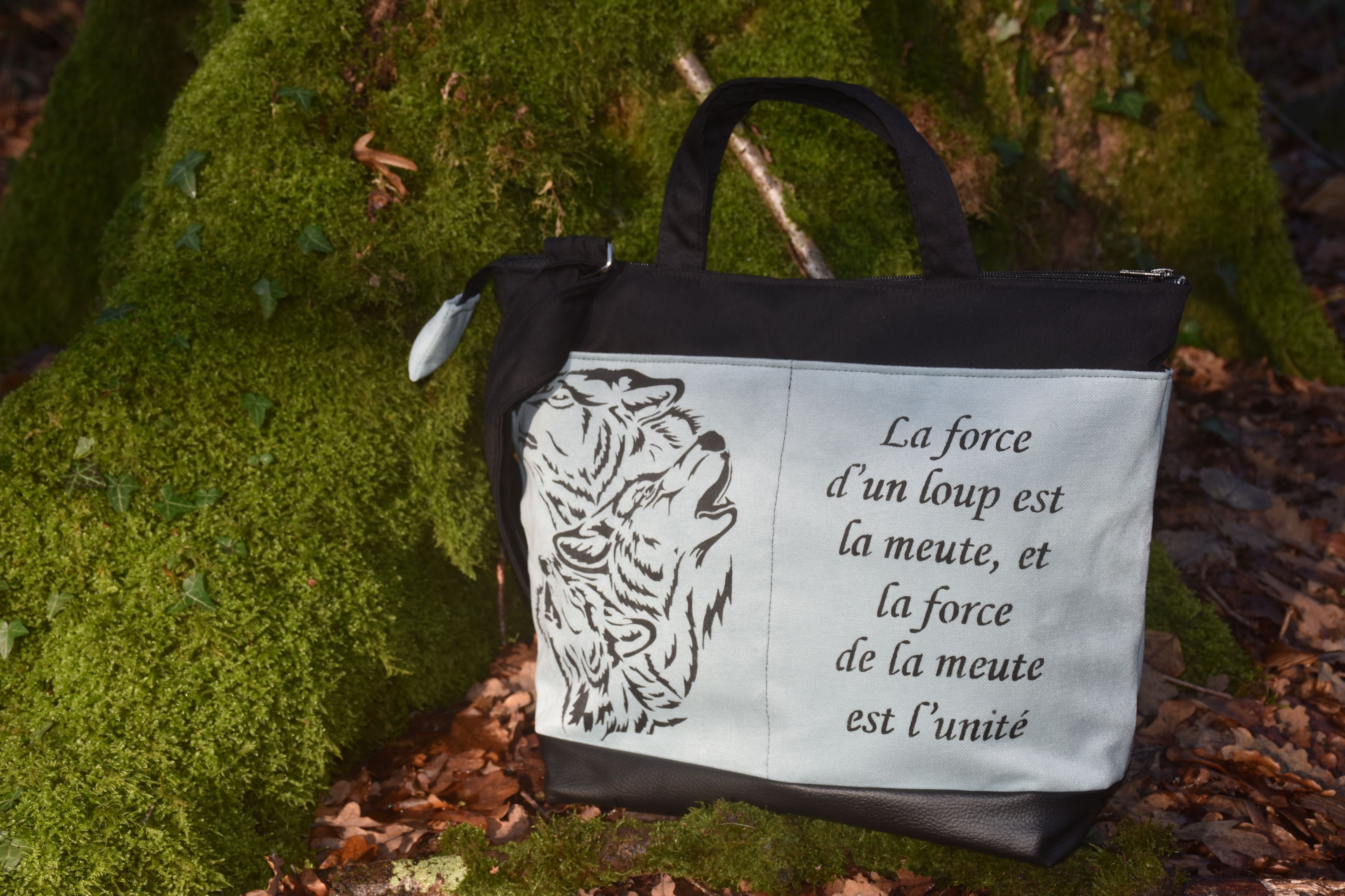 Sac Cabas Banboulière Meute de Loup