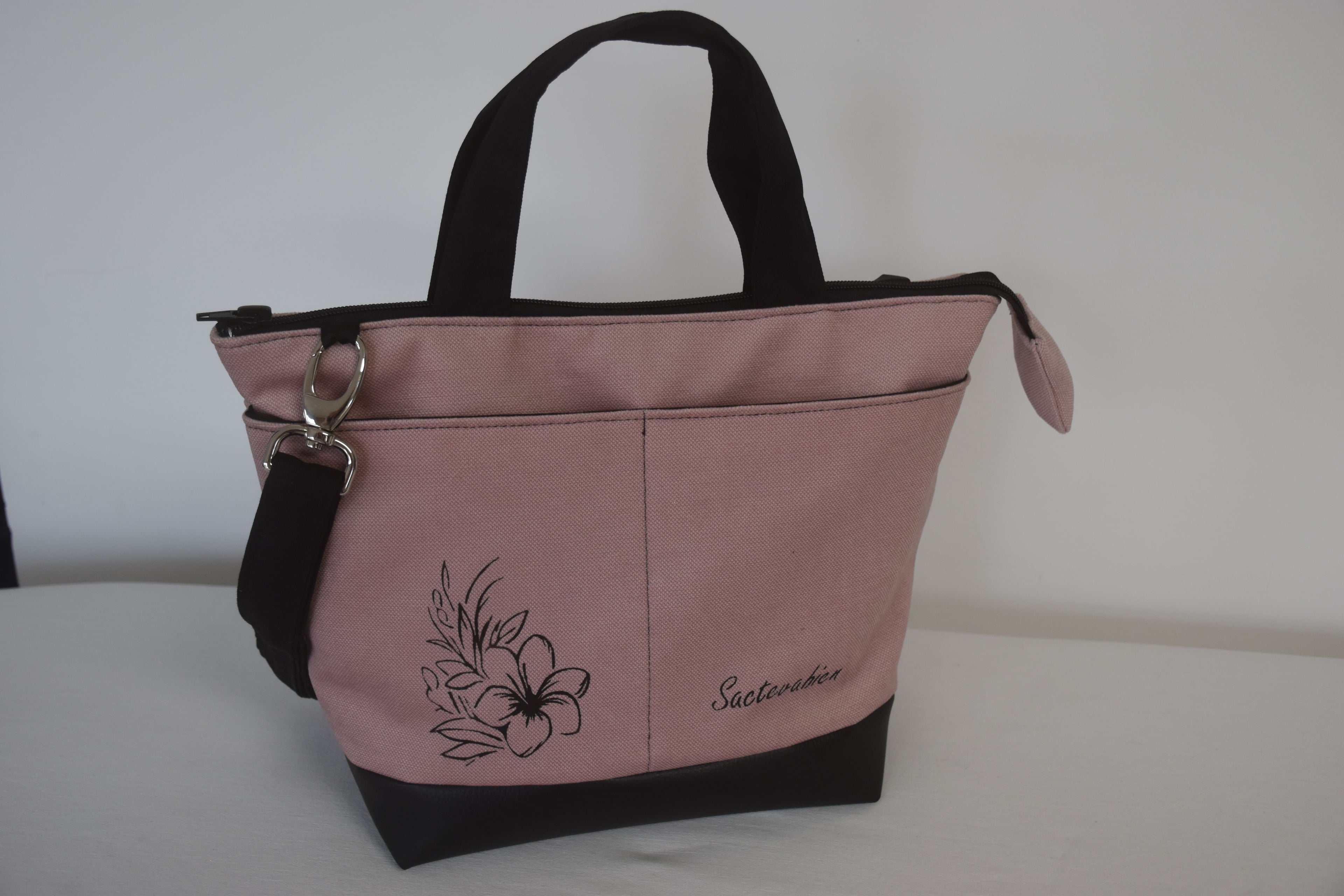 Sac à main Eclat de Cerisier Vieux Rose