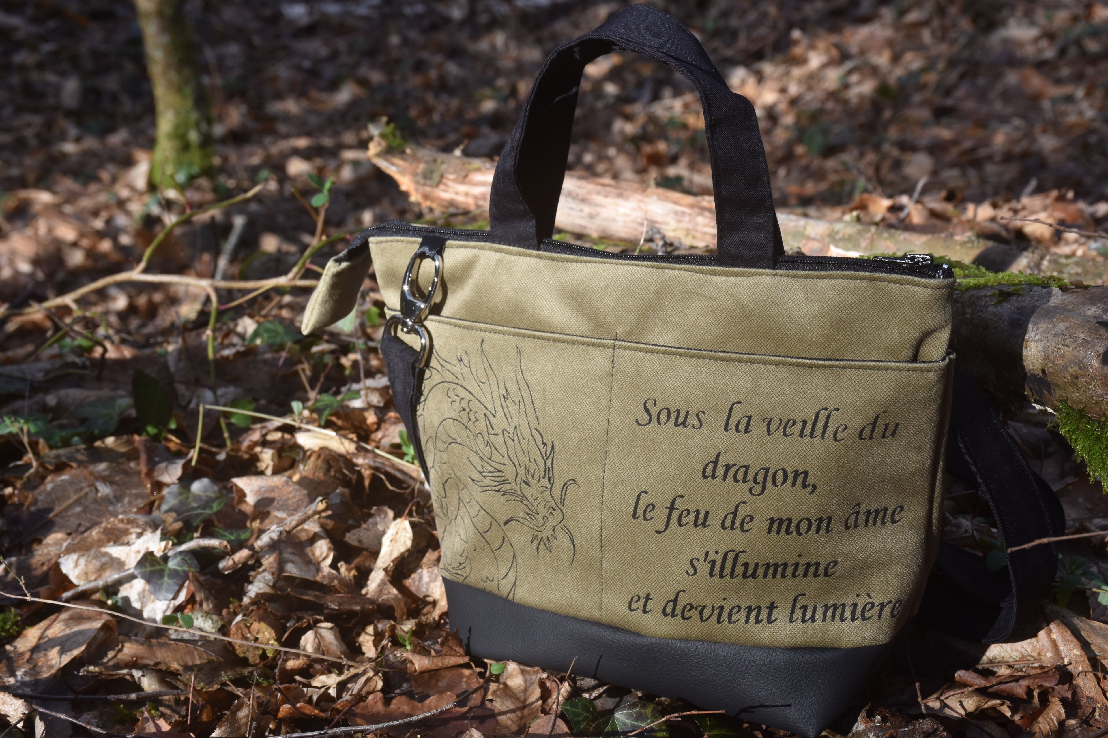Sac à main Dragon veilleur d'âme