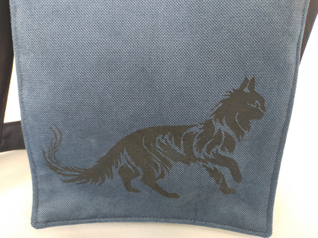 Sacoche Chat Lucifer Bleu Nuit