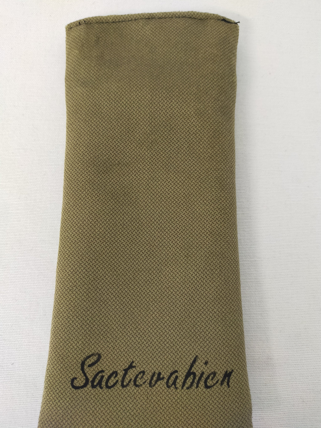 Pochette à lunette chat Minouche Kaki