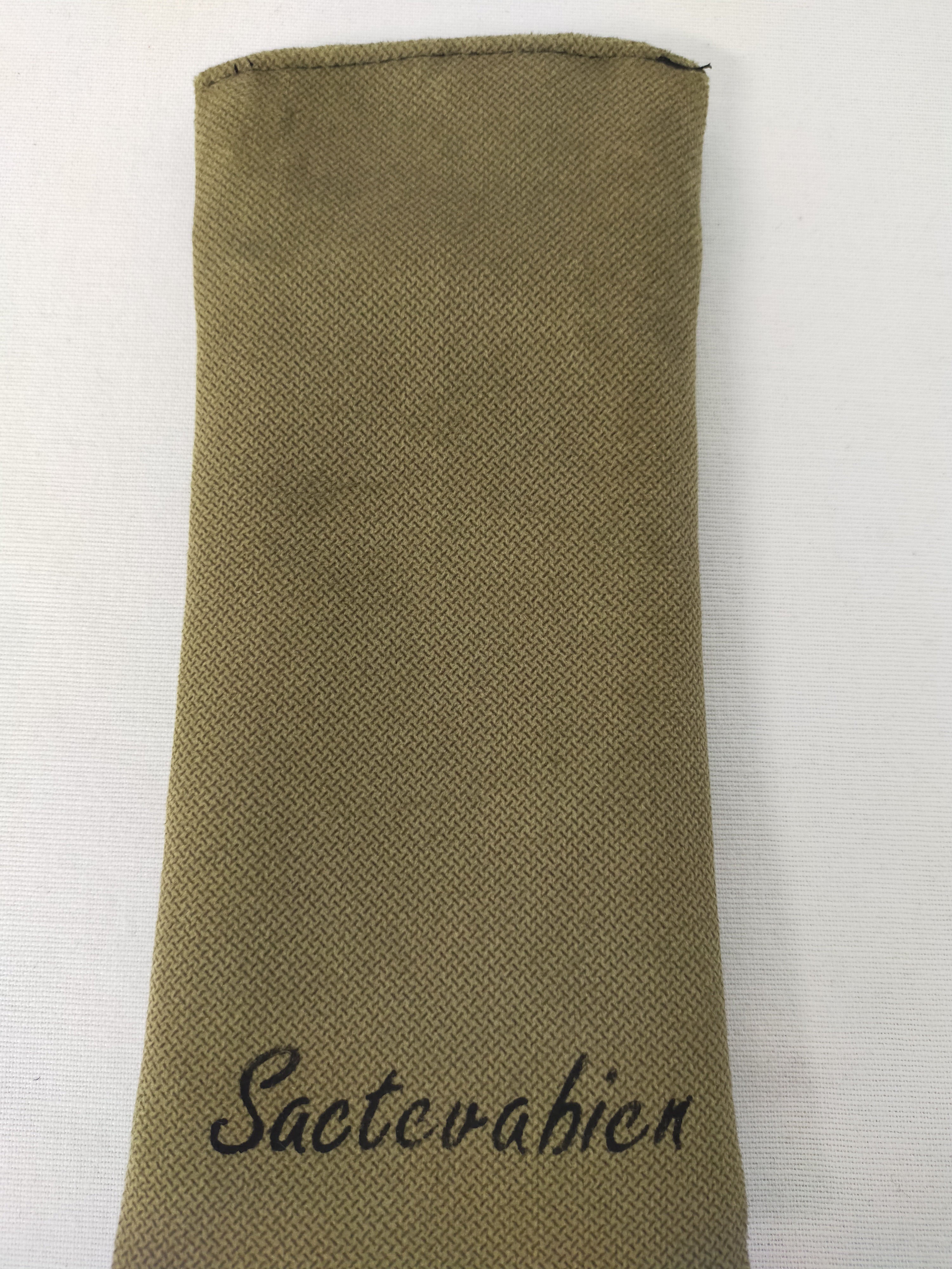 Pochette à lunette chat Minouche Kaki
